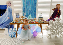 Load image into Gallery viewer, MaMer Valentina Party Bow - Blue Silver Dots