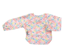 Load image into Gallery viewer, Silly Billyz Wipe Clean Long Sleeve Bib - Flower Field