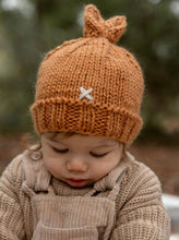 Load image into Gallery viewer, Acorn Cottontail Beanie - Caramel 18 mths+