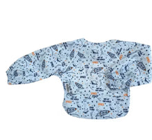 Load image into Gallery viewer, Silly Billyz Wipe Clean Long Sleeve Bib - Space