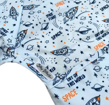 Load image into Gallery viewer, Silly Billyz Wipe Clean Long Sleeve Bib - Space