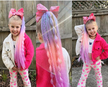 Load image into Gallery viewer, The Neon Mermaid - Unicorn Dreams - Straight Ponytail