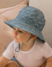 Load image into Gallery viewer, Acorn Sketch-A-Saurus Wide Brim Infant Sunhat (Size 0-9 months)