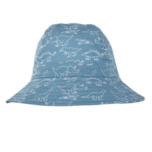 Load image into Gallery viewer, Acorn Sketch-A-Saurus Wide Brim Infant Sunhat (Size 0-9 months)