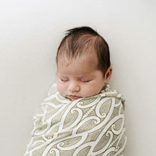 Load image into Gallery viewer, BO & KO Baby Te Pātiki Pēpi Wrap - Green