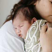 Load image into Gallery viewer, BO & KO Baby Te Pātiki Pēpi Wrap - Green