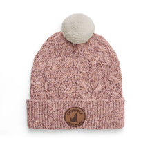 Load image into Gallery viewer, Crywolf Pom Pom Beanie - Mauve Speckle