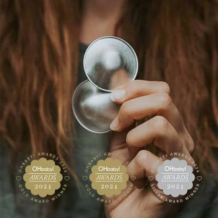 Silverette Nursing Cups - Protect and heal breastfeeding nipples