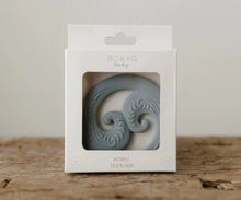 Load image into Gallery viewer, BO & KO Baby Koru Teether - Duck Egg Blue