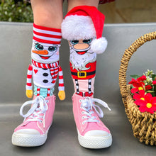 Load image into Gallery viewer, Madmia Santa & Snowman Socks - 3-5 years
