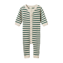 Load image into Gallery viewer, Nature Baby Lou Suit - Pine Sailor Stripe 6-12 mths