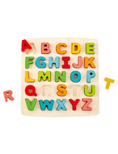 Load image into Gallery viewer, Hape Chunky Wooden Alphabet Puzzle