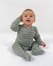 Load image into Gallery viewer, Babu Merino All-In-One - Periwinkle Stripe