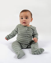 Load image into Gallery viewer, Babu Merino All-In-One - Sage Stripe