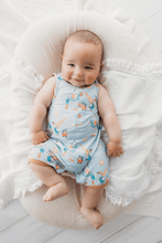 Load image into Gallery viewer, Child of Mine Sleeveless Romper - Beach Days
