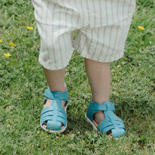Load image into Gallery viewer, Pretty Brave 1st Walker Billie Sandal - Playground Blue (20, 22)