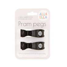 Load image into Gallery viewer, All4Ella Pram Pegs - 2 pack - Choose your colour
