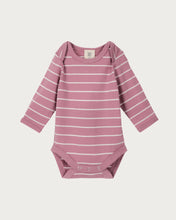 Load image into Gallery viewer, Babu Merino Bodysuit - Blossom Stripe