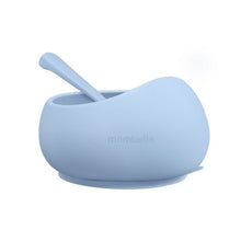 Load image into Gallery viewer, Mombella Silicone Suction Bowl - Light Blue