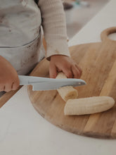 Load image into Gallery viewer, Petite Eats Kids Safety Knife - Coral & Sky Blue