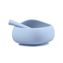 Load image into Gallery viewer, Mombella Silicone Suction Bowl - Light Blue