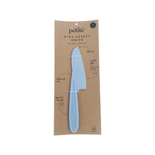Load image into Gallery viewer, Petite Eats Kids Safety Knife - Coral & Sky Blue