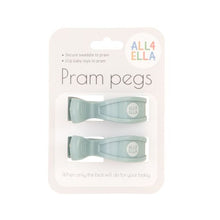 Load image into Gallery viewer, All4Ella Pram Pegs - 2 pack - Choose your colour