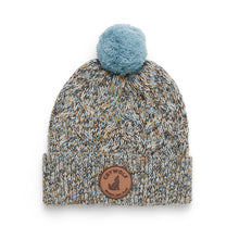 Load image into Gallery viewer, Crywolf Pom Pom Beanie - Blue Speckle
