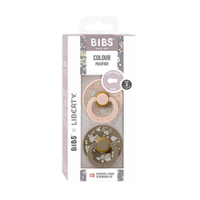 Load image into Gallery viewer, BIBS x LIBERTY Pacifiers 2 Pack Capel - Blush Mix

