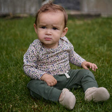 Load image into Gallery viewer, Nature Baby Merino Long Sleeve Bodysuit - Briarwood Lilac