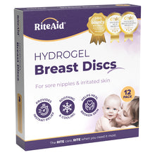 Load image into Gallery viewer, Rite Aid Hydrogel Breast Discs - 12 pack