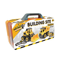 Load image into Gallery viewer, Build-ables Building Site Vehicles 2 n 1 Set