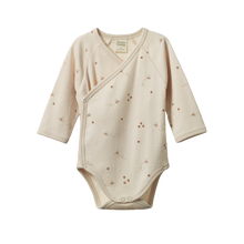 Load image into Gallery viewer, Nature Baby Long Sleeve Kimono Bodysuit - Bumble Bee