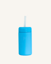 Load image into Gallery viewer, MontiiCo Fusion Smoothie Cup with Silicone Straw 350ml - Coastal