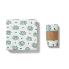 Load image into Gallery viewer, Wilson & Frenchy Pointelle Organic Cot Sheet - Little Lion