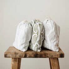 Load image into Gallery viewer, BO & KO Baby Fitted Cot Sheet - Te Pātiki Green