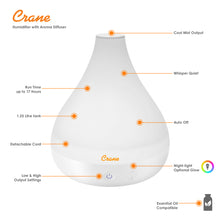 Load image into Gallery viewer, Crane Cool Mist Humidifier + Aroma Diffuser