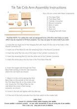 Load image into Gallery viewer, Tik Tak Design Co. Baby Mobile Crib Arm