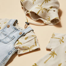 Load image into Gallery viewer, Wilson & Frenchy Organic Denim Short Leg Overalls 3yrs