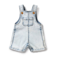 Load image into Gallery viewer, Wilson & Frenchy Organic Denim Short Leg Overalls 3yrs