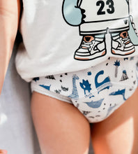 Load image into Gallery viewer, Snazzipants Organic Cotton Daytime Training Pants - Dino Dash