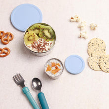 Load image into Gallery viewer, Nestling Stainless Steel Lunchbox Dipper Set of 2 - Dusty Blue