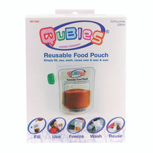 Load image into Gallery viewer, Qubies Reusable Food Pouches
