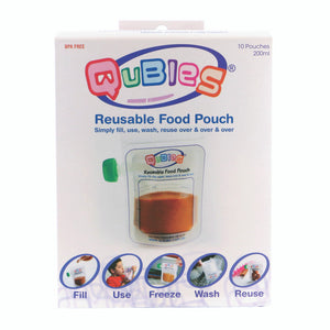 Qubies Reusable Food Pouches