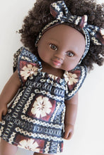 Load image into Gallery viewer, Tiny Islands Doll Clothing - Tapa Dress & Headband
