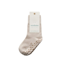 Load image into Gallery viewer, Woolbabe Merino & Organic Cotton Sleepy Socks - Dune
