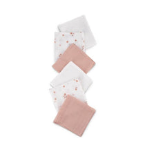 Load image into Gallery viewer, Little Bamboo Soft Muslin Wash Cloths - 6 pk (Dusty Rose)