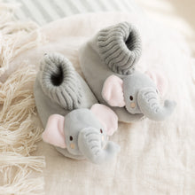 Load image into Gallery viewer, SnuggUps Non-Slip Slippers For Toddlers - Elephant