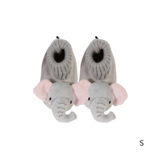 Load image into Gallery viewer, SnuggUps Non-Slip Slippers For Toddlers - Elephant