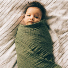Load image into Gallery viewer, Little Unicorn Cotton Muslin Swaddle - Fern